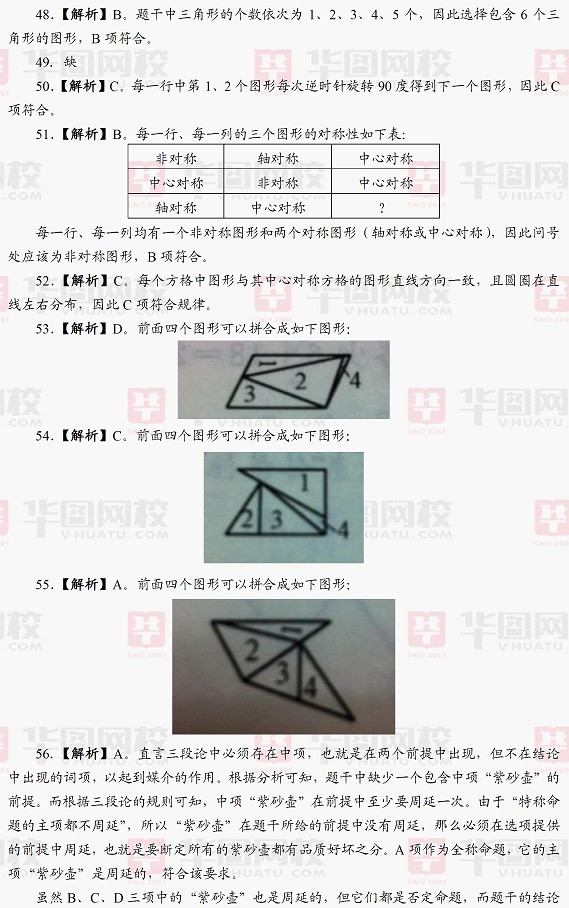 2012年江苏省公务员考试行测真题及真题答案-C卷